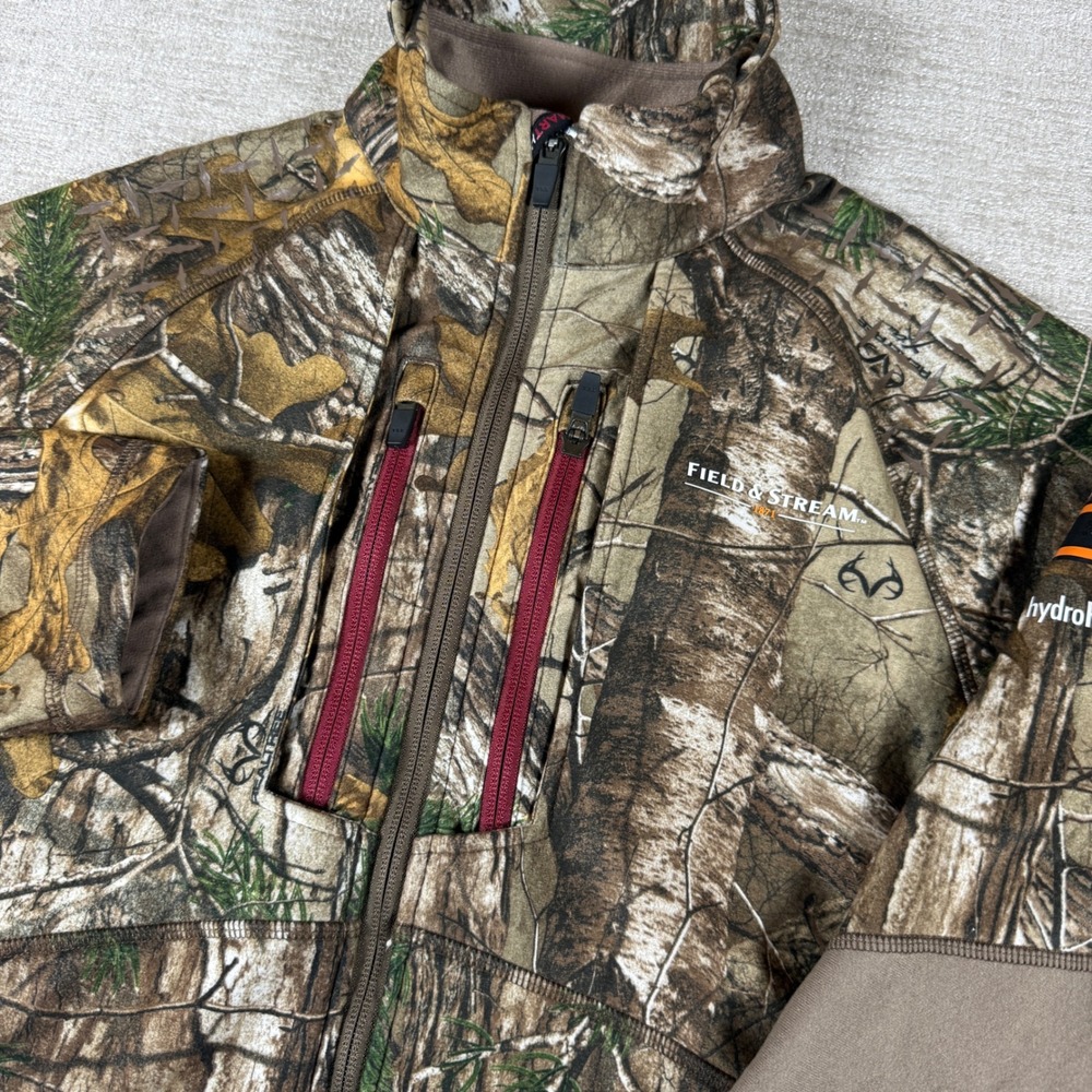 Field & Stream Jacket Womens Med Camo Full Zip Realtree Xtra C3 NoScent L/S